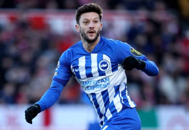 Adam Lallana thi đấu cho Brighton & Hove Albion