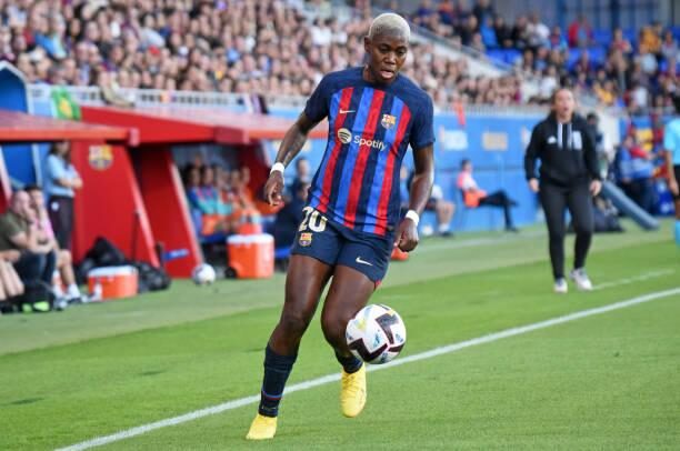 Asisat Oshoala trong màu áo Barcelona