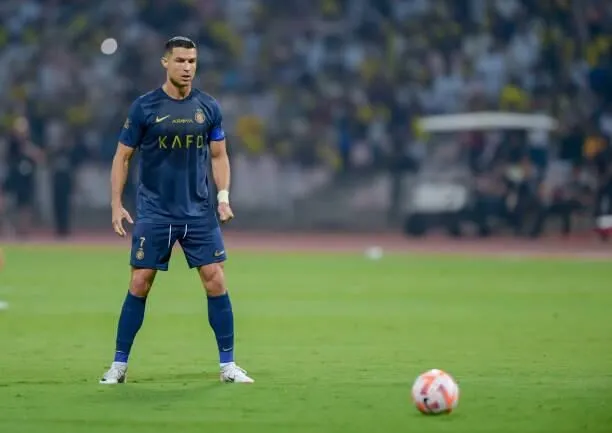 Cristiano Ronaldo với Al Nassr trong trận đấu AFC Champions League