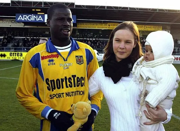 Emmanuel Eboué và vợ Aurélie