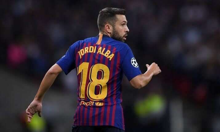 Jordi Alba - các cầu thủ bóng đá đã mặc áo số 18