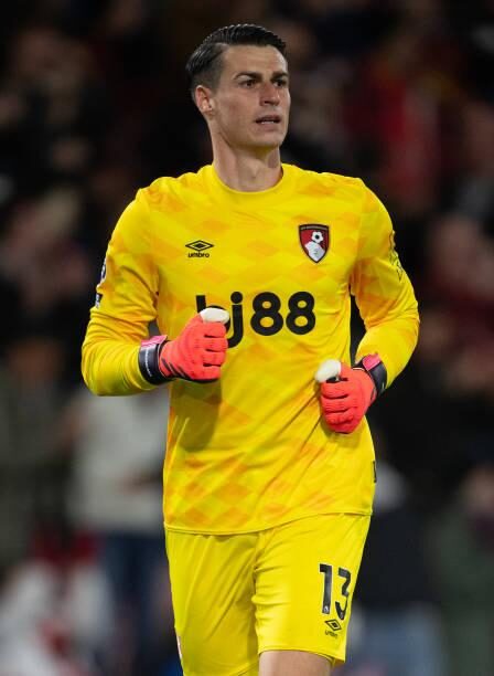 Kepa Arrizabalaga trong trận đấu Bournemouth