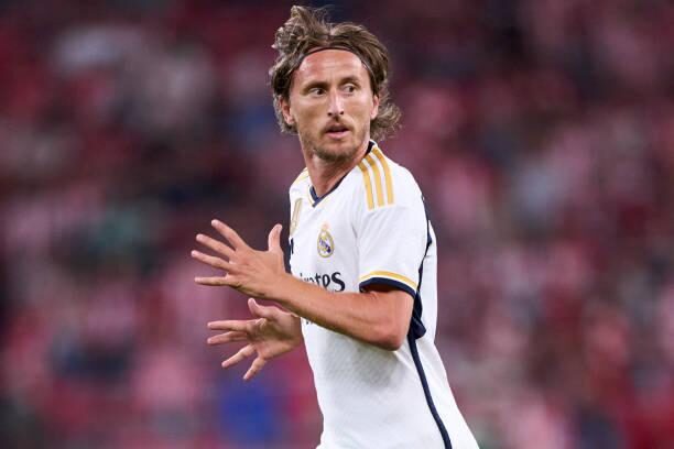 Luka Modrić thi đấu cho Real Madrid