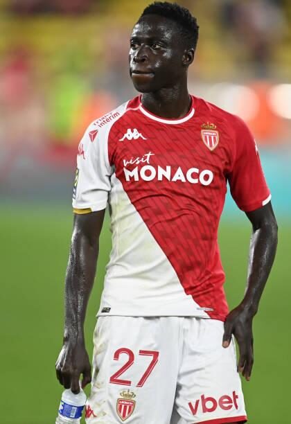 Tiền đạo Krépin Diatta của AS Monaco trong trận đấu Ligue 1