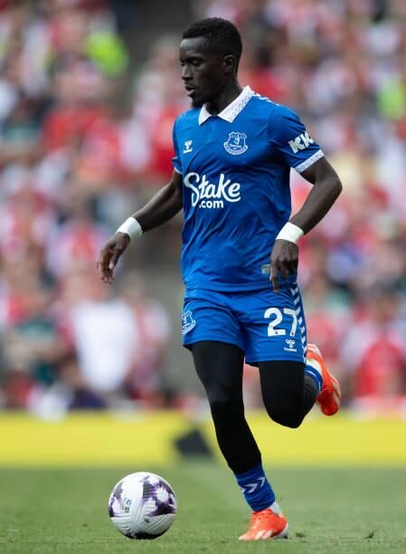 Tiền vệ Idrissa Gueye của Everton trong trận đấu thuộc giải Ngoại hạng Anh